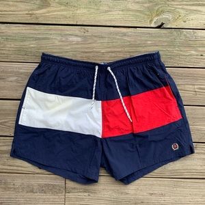Vintage Tommy Hilfiger Classic Flag Swintrunk Shorts